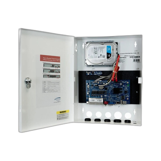 Speco Technologies N8WNRM4TB Speco N8WNRM4TB 8-Channel Wall Mount NVR 4TB