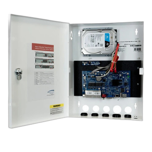 Speco N8WNRN4TB 8-Channel NDAA Wall Mount NVR 4TB - image 2