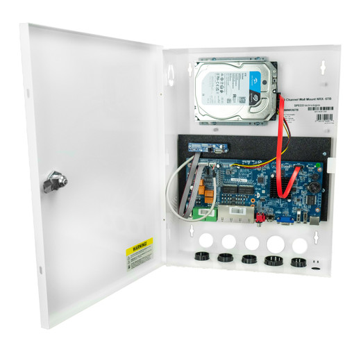 Speco Technologies N8WNRX4TB 8 Channel Wall Mount NRX- 4TB