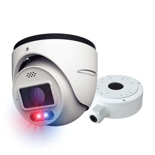 Speco Technologies O4TDD1M 4MP AI IP Turret Camera with 2.8-12mm lens