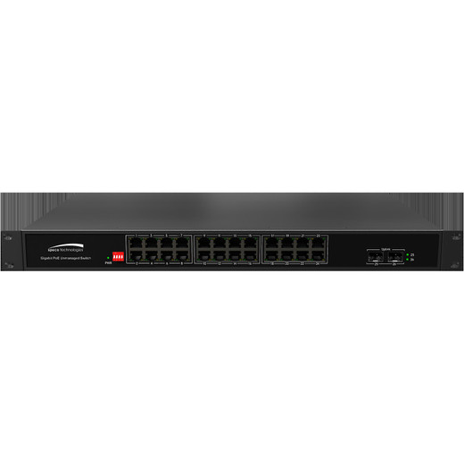 Speco Technologies P24S26G2 - Speco Technologies P24S26G2 24-Port Gigabit PoE+ Unmanaged Switch (view 3)