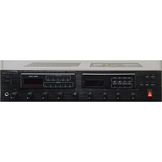 Speco Technologies P60FACD 60W PA Amplifier with AM/FM Tuner and (view 5)