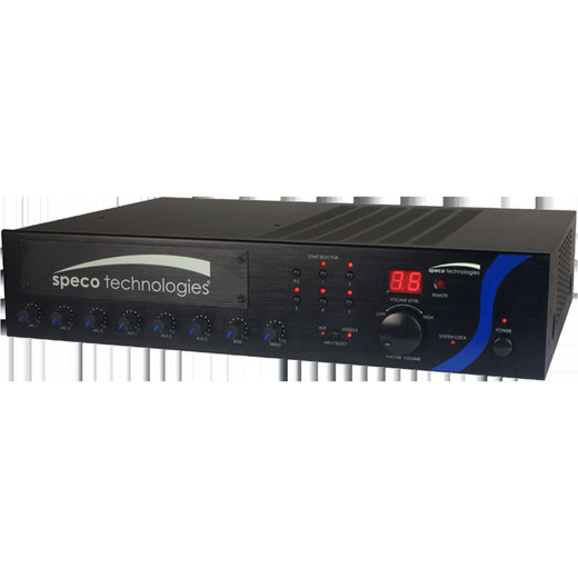 Speco Technologies PBM60A 60W PA Mixer Amplifier with Module Bay