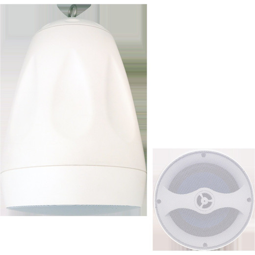 Speco Technologies SP6PW 6.5" 8 Ohms Premium Combo Speaker- White