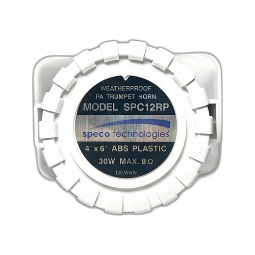 Speco SPC12RP Speco Technologies SPC12RP 4" X 6" Weatherproof PA Speaker