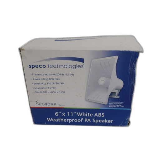 Speco SPC40RP Speco SPC40RP 6.5" Weatherproof PA Speaker 8 Ohm