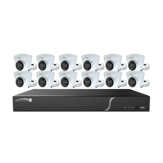 Speco Technologies ZIP1612T4 16-Channel NVR Kit 4TB 12×4MP