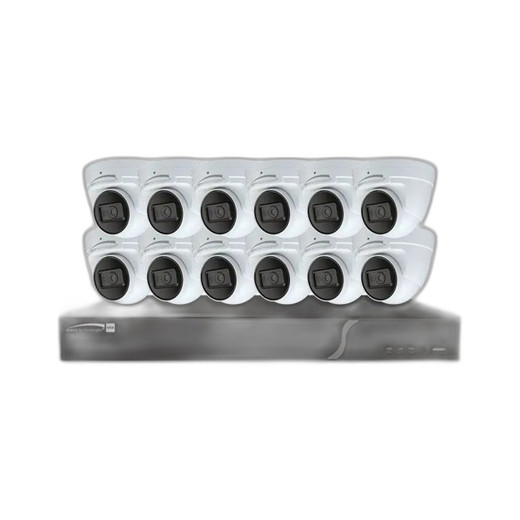 Speco ZIP1612T4 Speco ZIP1612T4 16-Channel NVR Kit 4TB 12×4MP