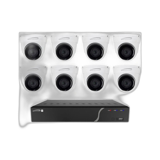 Speco Technologies Speco ZIP84T8 8-Channel NVR 8TB 4 Turret Cameras (view 2)