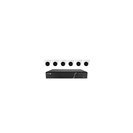Speco Technologies ZIPK8T2 8Ch NVR w/ 6 Outdoor IR 5MP IP Cameras