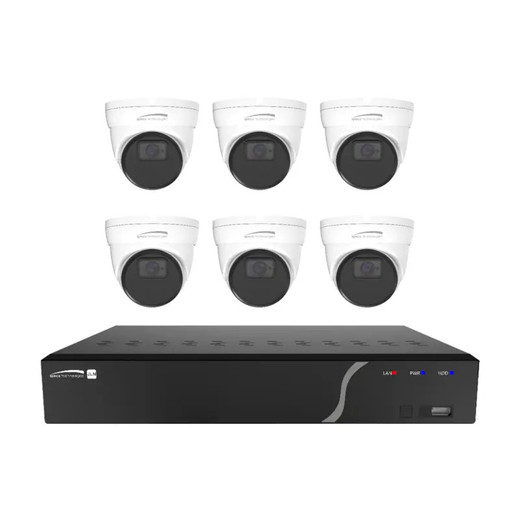 Speco Technologies ZIPN8T2 8 channel 8MP NVR with 2TB HDD & 6 5MP