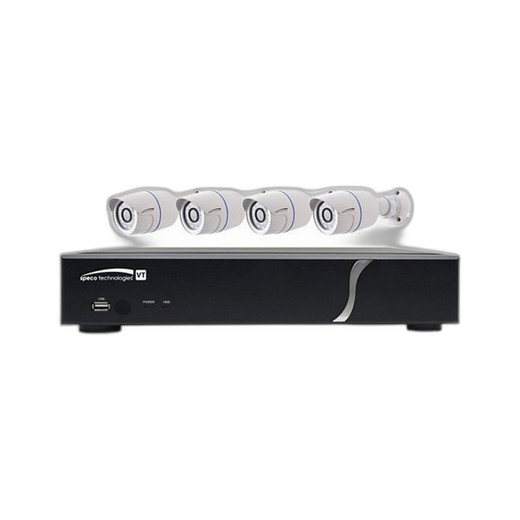 Speco ZIPT4B1 Speco ZIPT4B1 4-Channel HD-TVI DVR 1080p 1TB Kit