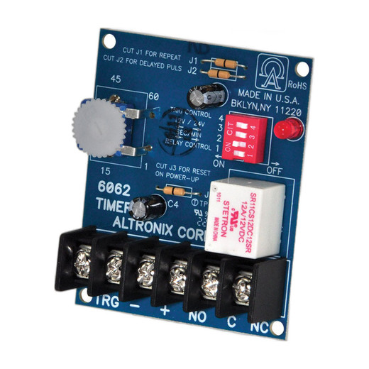 Altronix 6062 programmable timer relay module for security systems and access control