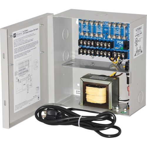 Altronix ALTV248UL3 24VAC 3.5A 8-Fuse Power Supply