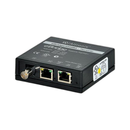 Altronix EBRIDGE100RM Ethernet over coax/CAT5e Receiver. Tra