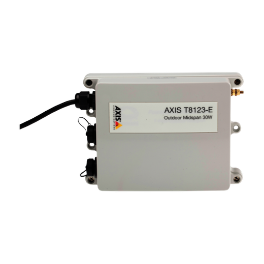 Axis T8123-E 30 W 1-Port Outdoor PoE+ Midspan, 5030-234