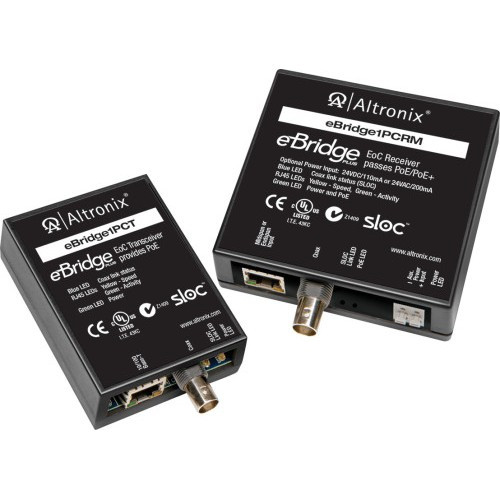 Altronix EBRIDGE1PCRMT Ethernet over Coax Adapter Kit