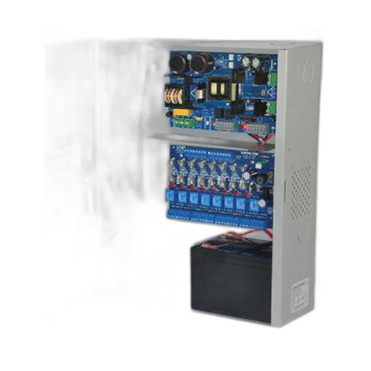 Altronix EFLOW102NA8 Altronix EFLOW102NA8 12VDC 10A Power Supply With 8-Output