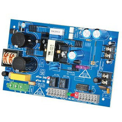 Altronix EFLOW3NB 12/24VDC 2A single-output power supply with battery backup for security systems