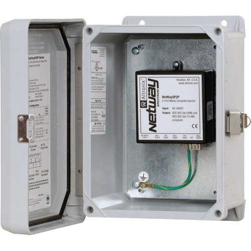 Altronix NETWAYSP2PWPN 2-Port Fiber Media Converter