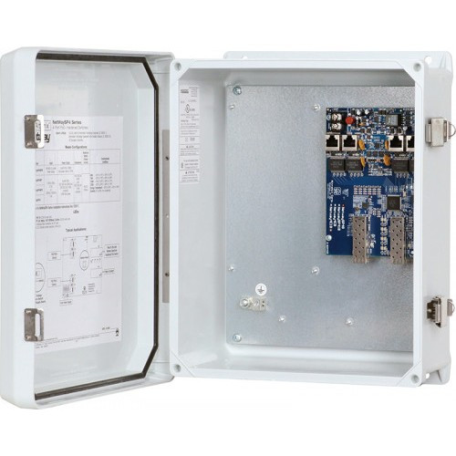 Altronix NETWAYSP4WPN 4pt Fiber Med Conv/2SFP/NEMA4