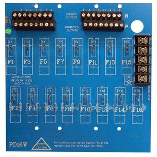 Altronix PD16WCB Altronix PD16WCB 16-Output Power Distribution Board