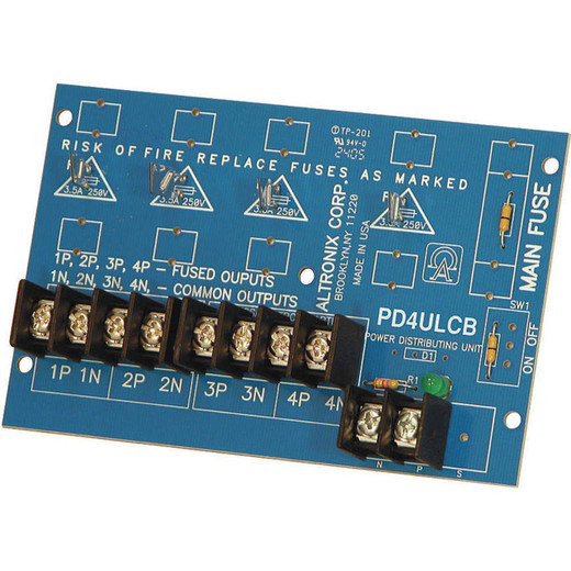 Altronix PD4UL 4-Output Power Distribution Board