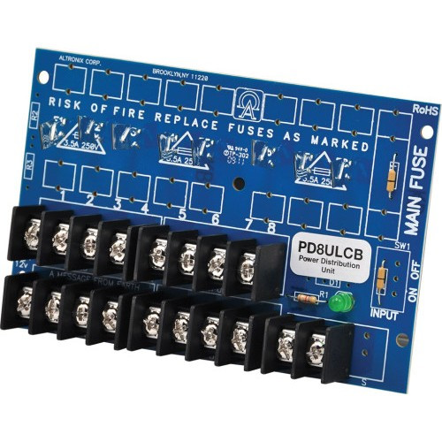 Altronix PD8ULCB 8-Output Power Distribution Board