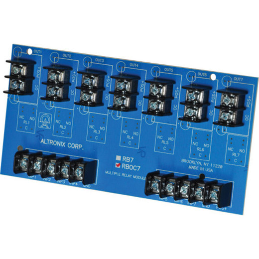 Altronix RBOC7 open collector module 12VDC 24VDC security power supply