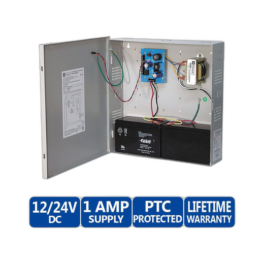 Altronix T14QDRSTD quad relay output module front view with LED indicators and terminal connections