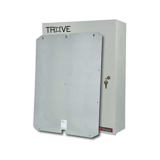 Altronix TROVE2BL2 modular enclosure backplane detail and internal configuration