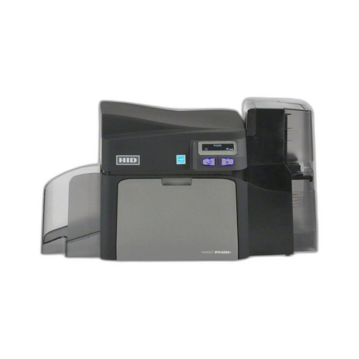 HID 52602 Fargo DTC4250e Dual Side Printer Bundle