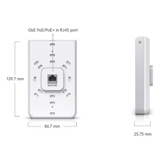 Ubiquiti IW-HD-CF-3 Customized encasing for In-Wall HD.