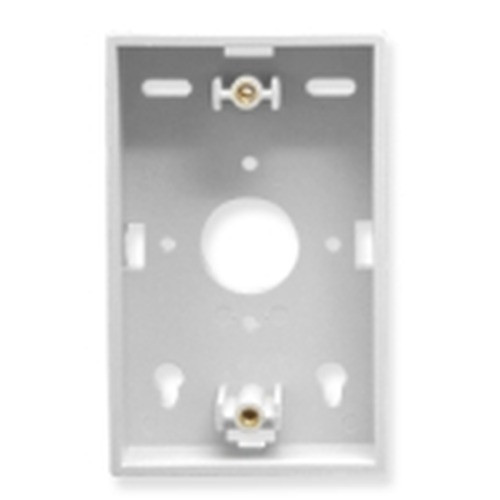 International Connectors and Cable Mounting Box Low-Profile 1-GANG White - IC250MBSWH