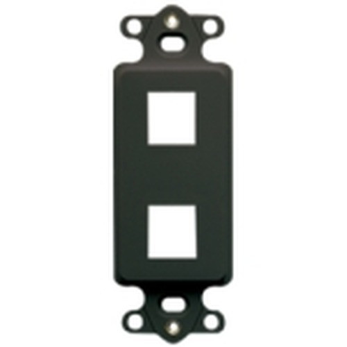 International Connectors and Cable Insert Decorex 2-PORT Black - IC107DI2BK