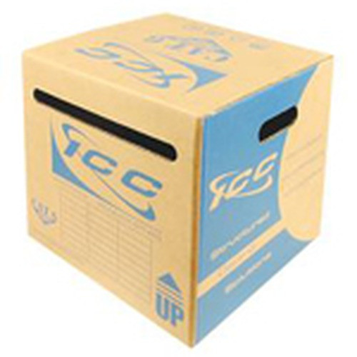 International Connectors and Cable Cat 6E 600 UTP Solid Cable 23G 4P CMR 1 000 FT Grey - ICCABR6EGY
