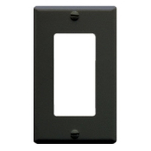 International Connectors and Cable Face Plate Decorex 1-GANG Black - IC107DFSBK