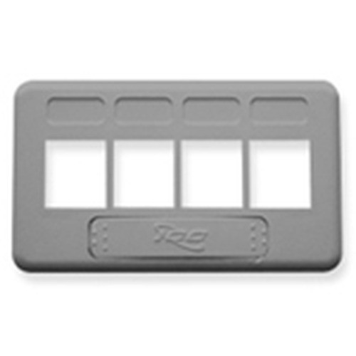 International Connectors and Cable Face Plate Furniture TIA 4-PORT Grey - IC107FT4GY