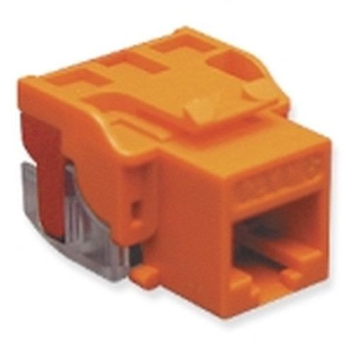 International Connectors and Cable Module Cat 6 EZ Orange - IC1078L6OR