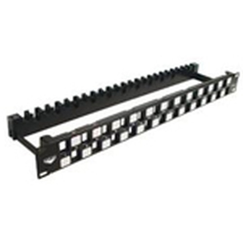 International Connectors and Cable Patch Panel Blank CAT 6A UTP 24 Port 1RMS - IC107PPU6A