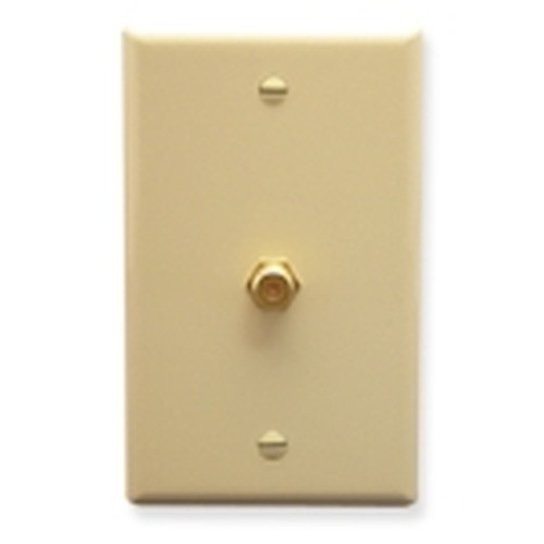 International Connectors and Cable Wall Plate F-Type Ivory - IC630EG0IV