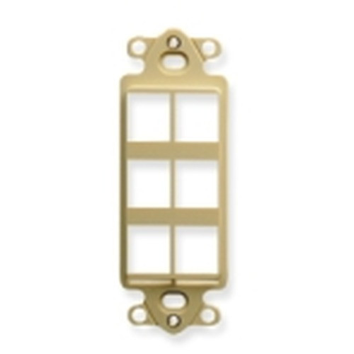 International Connectors and Cable Insert Decorex HD 6-PORT Ivory - IC107DI6IV