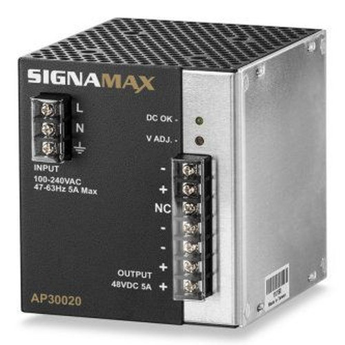 Signamax 48VDC Industrial Power Supply 240W DIN-Rail Mount - AP30020