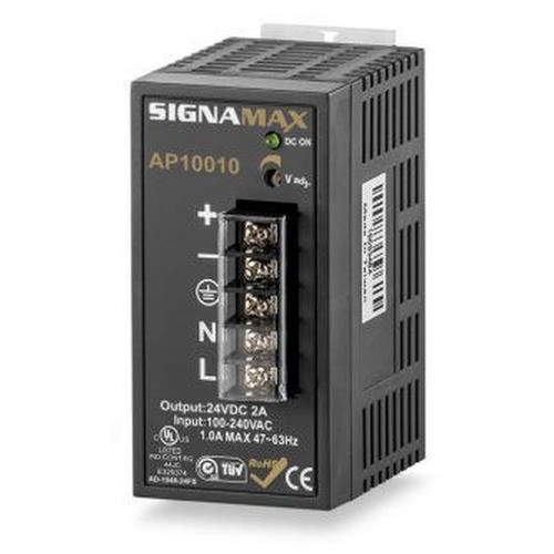 Signamax 24VDC Industrial Power Supply 48W DIN-Rail Mount - AP10010