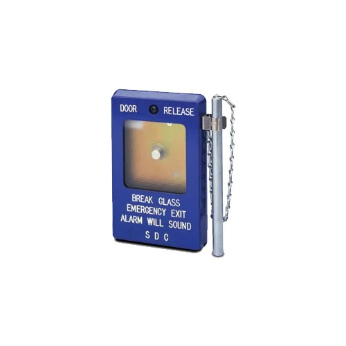 SDC 491 Blue Break Glass Emergency Door Controller
