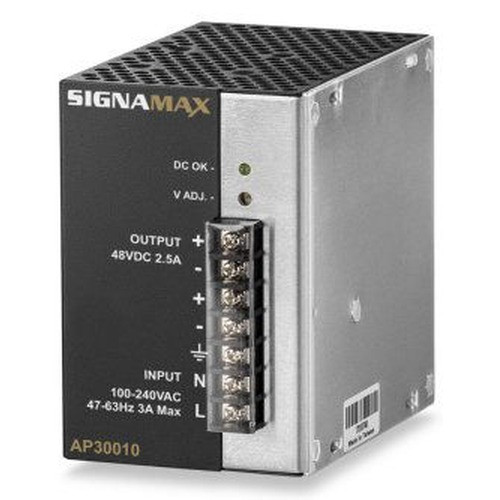 Signamax 48VDC Industrial Power Supply 120W DIN-Rail Mount - AP30010