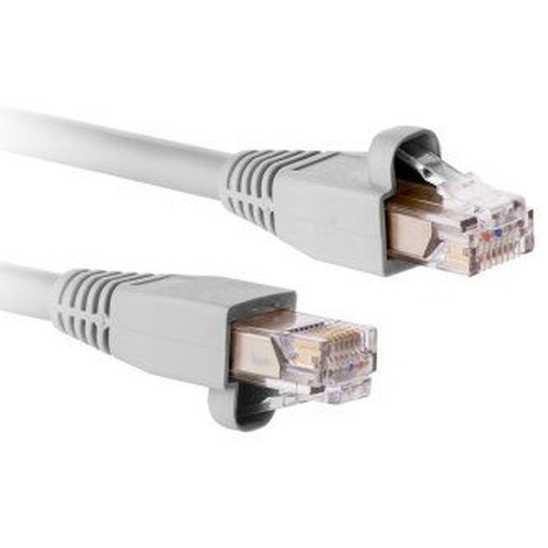 Signamax Cat 6 Screened Patch Cord Snag-proof Boots Gray 10 Ft. - C6CS-314GY-10FB