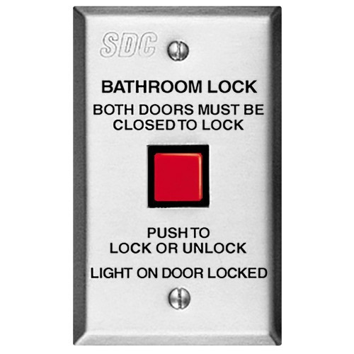 SDC CB401-B Communication Bath Push Button Controller Red
