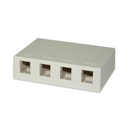 Signamax 4-Port Surface Mount Box White - SMKL-4-WH