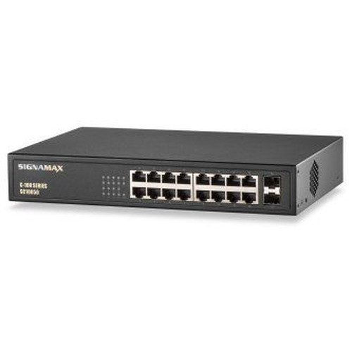 Signamax C-100 16 Port Gigabit PoE+ Switch - SC10050